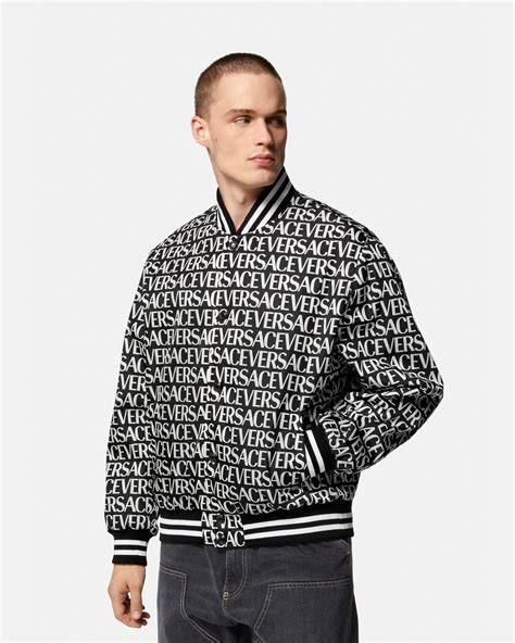 bomber vintage versace|Versace bomber jacket men's.